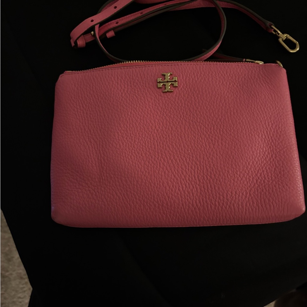 Tory Burch Pink Leather Crossbody Bag